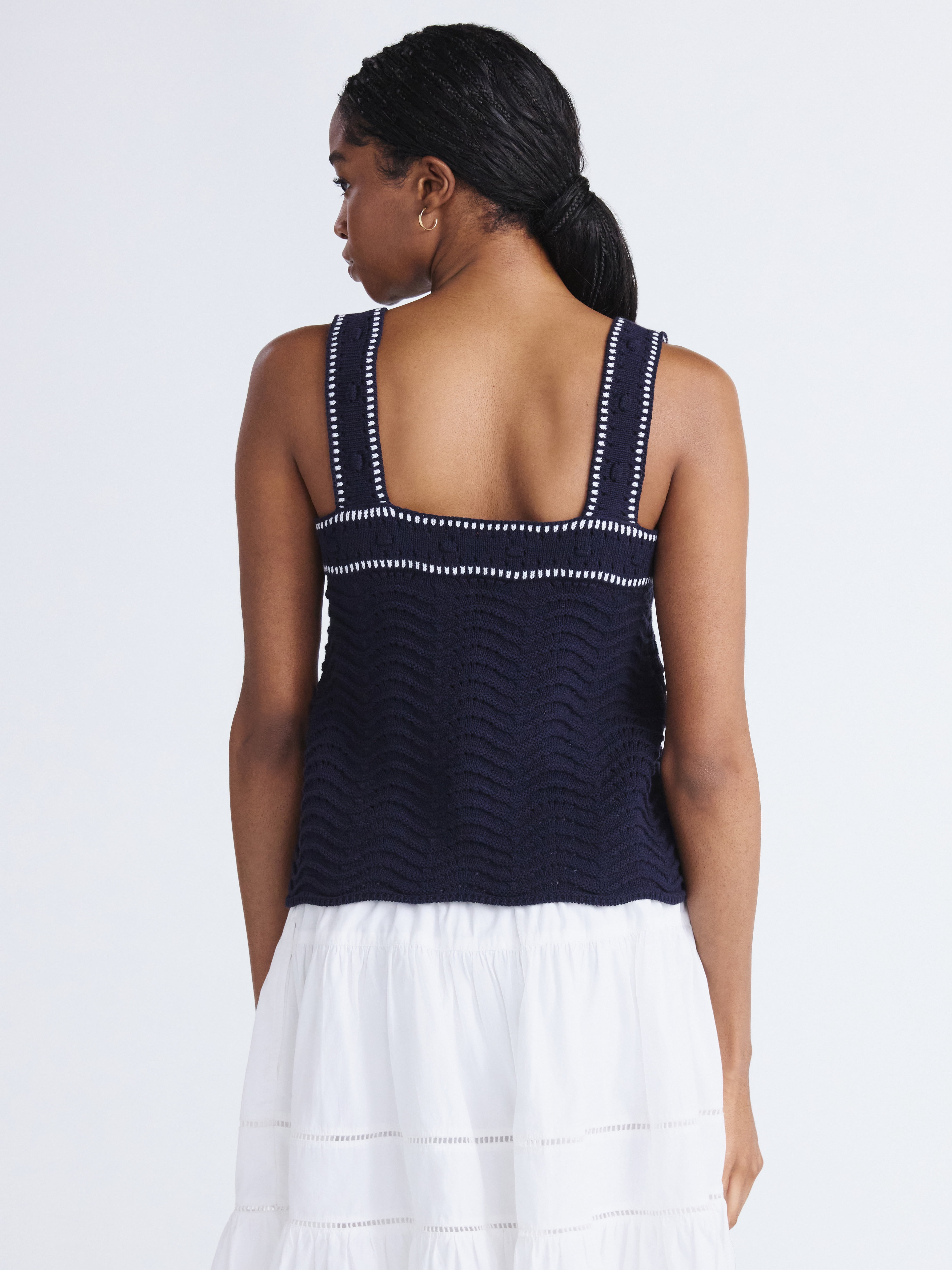 Free Assembly Women’s Textured Tank Top Sweater, Lightweight, Sizes XS-XXL