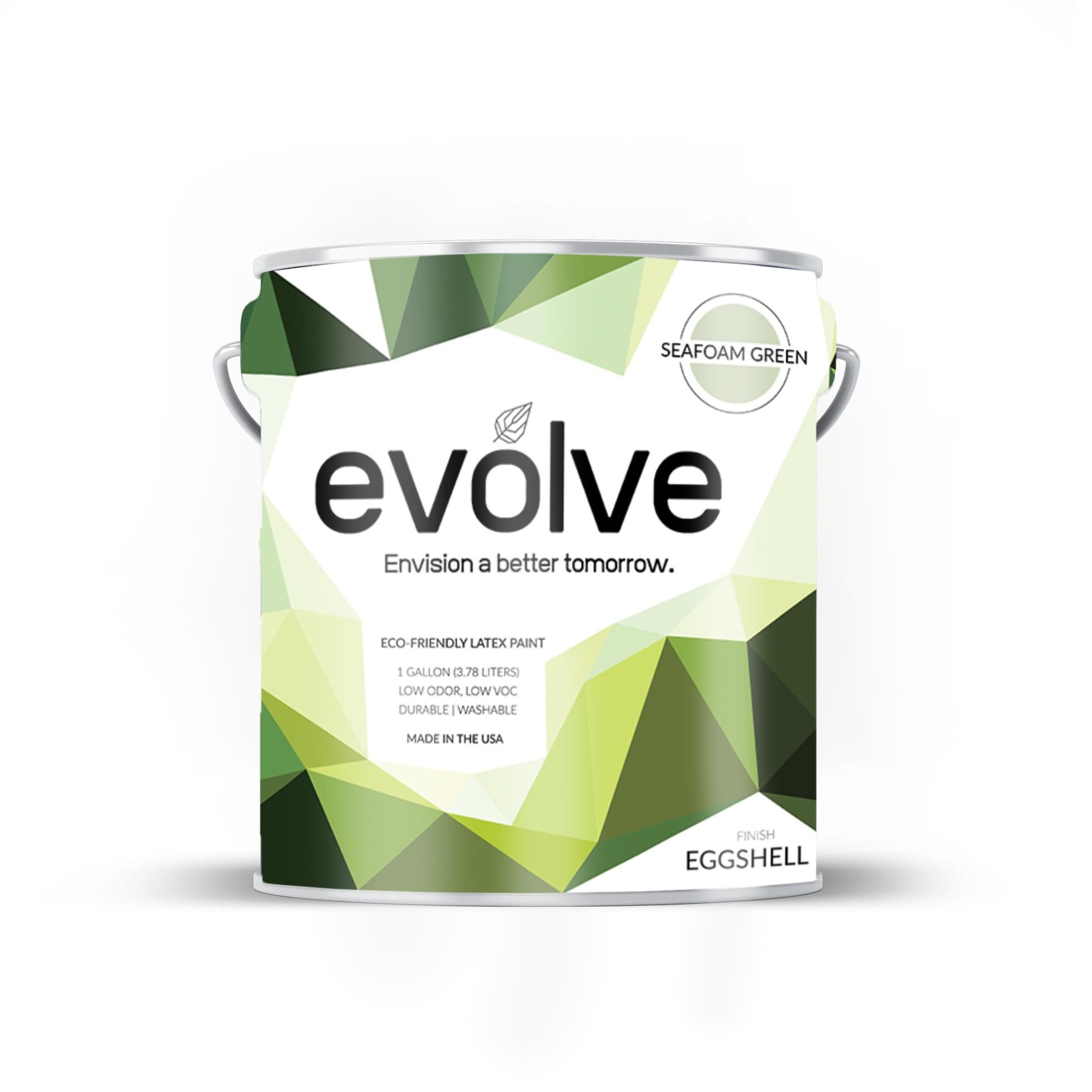 EVOLVE INTERIOR EXTERIOR LATEX EGGSHELL FINISH SEAFOAM GREEN (1G