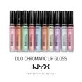thumbnail image 2 of NYX Professional Makeup Duo Chromatic Shimmer Lip Gloss, Fairplay, 2 of 9