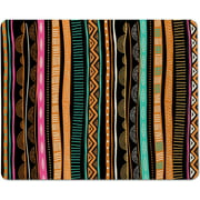 Yeuss African Texture Rectangular Non-Slip Mousepad Flyer with Tribal Traditional Grunge Pattern. Concept Design Gaming