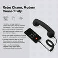 thumbnail image 5 of Retro Phone Handset, Phone Receiver for iPhone, Type-C Retro Telephone Wired Handset Style Landline Handle Receiver for Cell Mobile Video Conferences, Calls, Meetings, 5 of 6