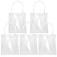 thumbnail image 1 of ColoMX 5 piezas de hebillas transparentes bolsas de regalo bolsas de dulces de dulces bolsas de pvc con manijas, 1 of 7