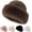 Brown, variant on Women's Faux Fur Bucket Hat - 2026 New Winter Warm Plush Fisherman Cap, Thick Fluffy Furry Mink Style Hat for Girls and Women(c:black)-yj