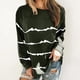 thumbnail image 5 of Tops de moda para mujer, camiseta suelta, camisetas tipo túnica estampadas de manga larga, 5 of 5