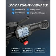 URBANMAX C1 Electric Scooter with Seat, 450W Powerful Motor up to 22 Miles Range, Folding Electric Scooter for Adult Max Speed 15.5Mph, Electric Scooter-Blackfor Commuting with Basket