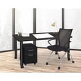 thumbnail image 2 of Regency Kee 66 x 24 in. Mobile Desk with Storage- Ash Grey Top, Black Legs, 2 of 7