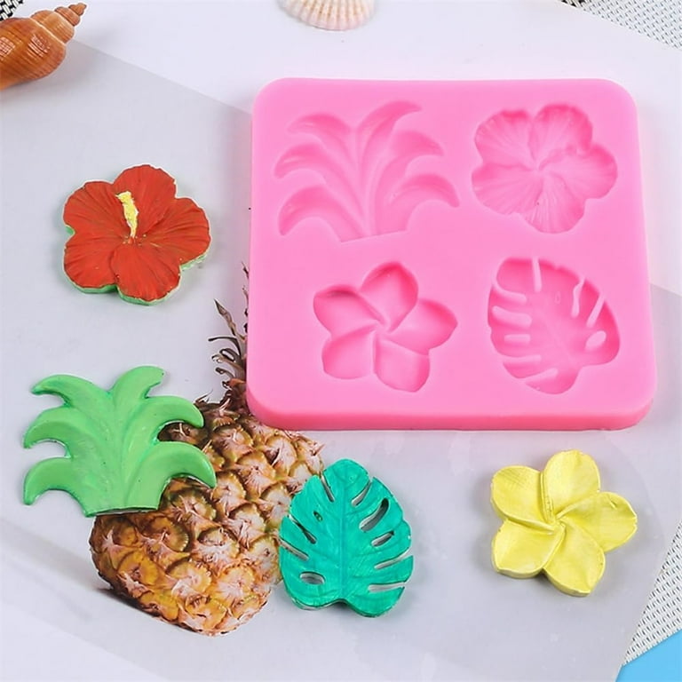 Hibiscus Flower Silicone Fondant Mold – For Cake Decorating, Chocolate, Candy, Clay Crafts