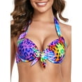 thumbnail image 1 of RELLECIGA Haut de Bikini Rehausseur pour Femme, Nœud à l'Avant, à Armatures, Maillot de Bain, 1 of 9