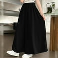 thumbnail image 4 of RUTAYY Toddler Kids Summer Wide Leg Palazzo Pants Pleated High Waisted Trouser Stylish Pants, 4 of 6