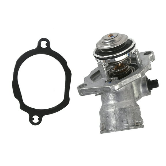 MOCA AUTOPARTS Cooling Thermostat Housing Assembly Fit for 05-12 Mercedes-Benz SLK350 C300 C350 E350 ML350