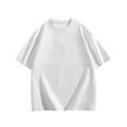 thumbnail image 2 of pstuiky Camisas casuales de manga corta para hombre, Camiseta deportiva informal de manga corta con cuello redondo para hombre, transpirable y de seda helada. camisetas de hombre xl, 2 of 8