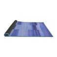 thumbnail image 2 of Ahgly Company Indoor Rectangle Abstract Blue Contemporary Area Rugs, 7' x 10', 2 of 4