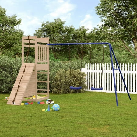 Dcenta Playset Solid Wood Pine