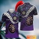 thumbnail image 2 of Polo con estampado 3D de dardos para hombre, camisa de manga corta con nombre personalizado, informal, de calle, de verano, WK20XXXL Gao Jinjia LED, 2 of 2