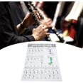 thumbnail image 3 of HUGFEGWE Clarinet Fingering Chart Clarinet Finger Chart,Clarinet Fingering Chart Poster Beginners Training Chart Chord Fingering Chart Poster Musical Instrument Accessories(Clarinet Chord CJB91-16238, 3 of 9