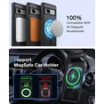 thumbnail image 3 of NO.1 Magnetic for Google Pixel 7a Case [Compatible with MagSafe][Anti-Fingerprint][Slim Fit][Military Shockproof] Translucent Matte Hard Back Pixel 7a 5G Phone Cover, Black, 3 of 8