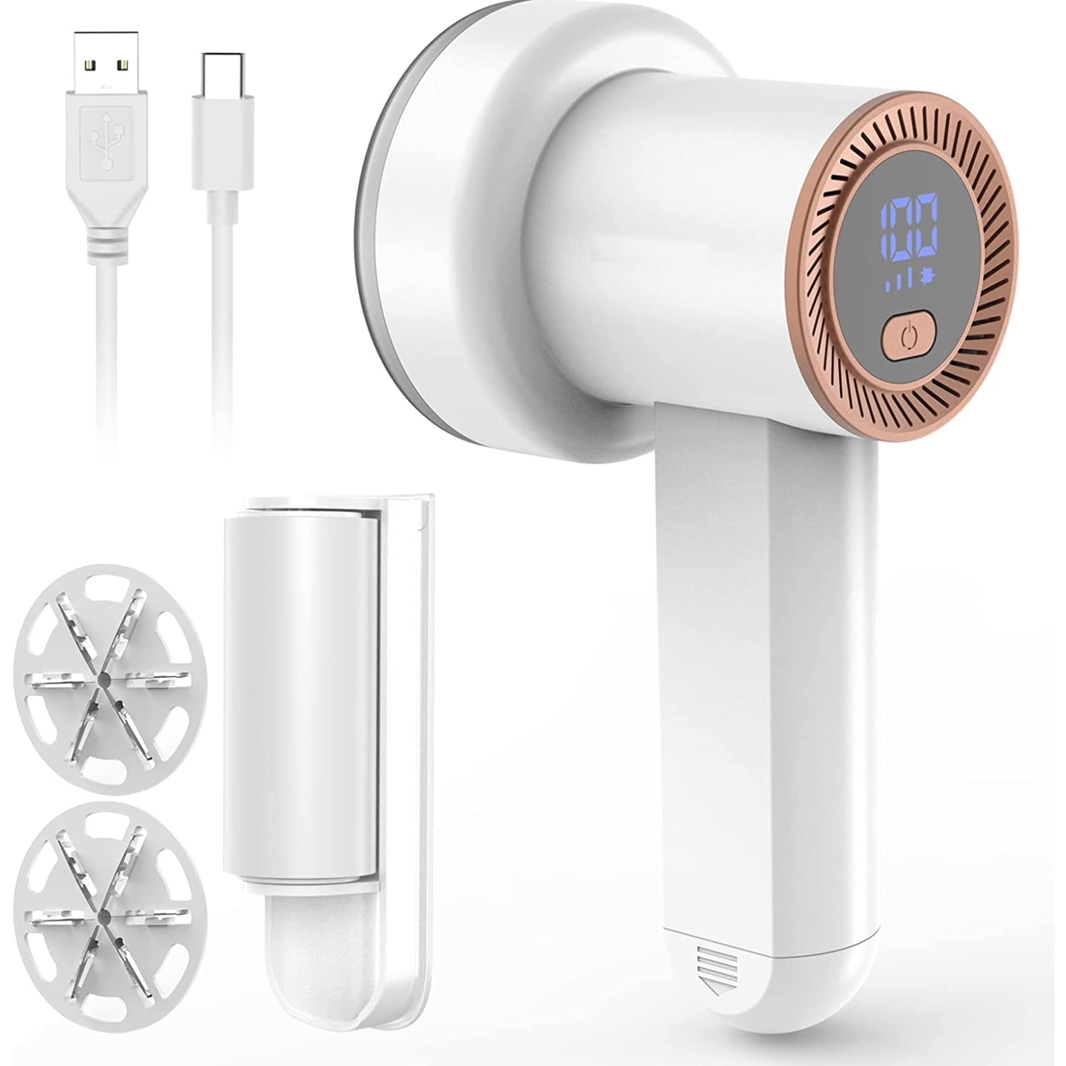 Fabric Shaver Defuzzer, Electric Lint Remover, Rechargeable Sweater