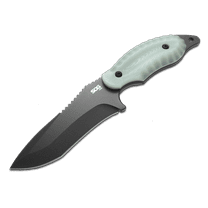 SOG Knives Kiku FX Black CPM-S35VN Steel Natural G-10 Fixed Blade Knife