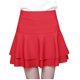 thumbnail image 2 of Gibobby faldas para niña alta Ladys Elastic falda sólida Casual doble capa falda base(Rojo, M), 2 of 3