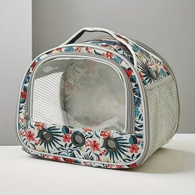 Estbridge Sac de Transport Portable pour Chat Parfait pour la Randonnée, la Marche et l'Utilisation Extérieure avec Hamsters, Hérissons, Cochons d'Inde, Chinchillas et Rats!