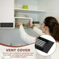 thumbnail image 4 of Uxcell 18 x 2" Rectangle Ventilation Grille 4Pcs Aluminum Air Vent Cover Black, 4 of 7