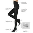 thumbnail image 3 of MeMoi Juneau Diamonds Cotton Blend Sweater Tights - Womens - Female, M-L, Black, 3 of 12