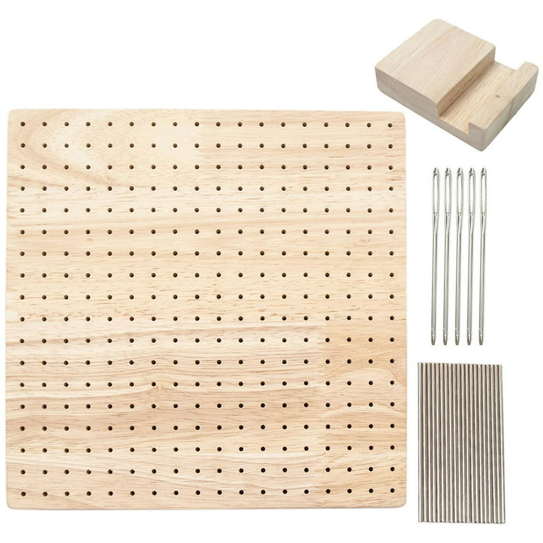 Bamboo combination beading board, English size labeled wooden beading  design board, beading mat for bracelet, necklace, jewelry making tray, 16.9  *