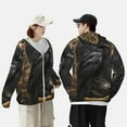 thumbnail image 4 of Fotbe Gothic Raven Portrait Chaqueta con Protección Solar UPF 50+ para Hombre y Mujer, Camisa con Capucha y Bolsillos-Small, 4 of 7