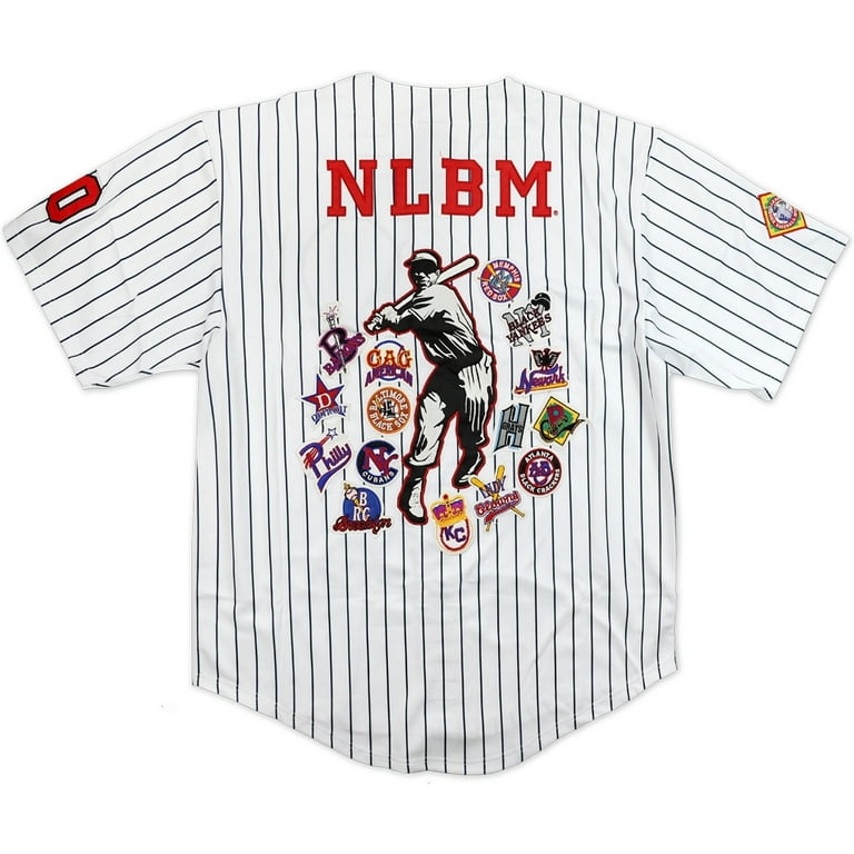 Big Boy Negro League Baseball All-Team Commemorative S4 Mens Jersey [White  - 4XL] 
