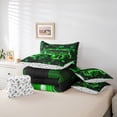 thumbnail image 6 of Castle Fairy Geometric Gamer Twin Bedding Sets,Honeycomb Hexagon Bedding Comforter Set, 6 of 8
