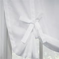 thumbnail image 6 of No. 918 Noah Heathered Texture Rod Pocket Window Tie-up Shade, 40"x63", White, 6 of 6