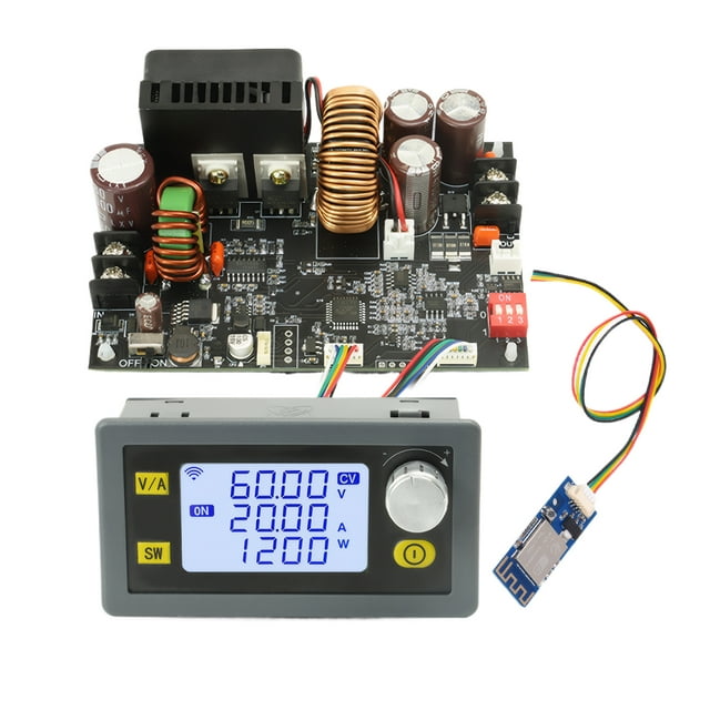 Langgg XY6020L Base d'Alimentation CC Réglable CNC Régulée Affichage LCD Pleine Vue pour Surveillance Facile 6020L+affichage+WiFi