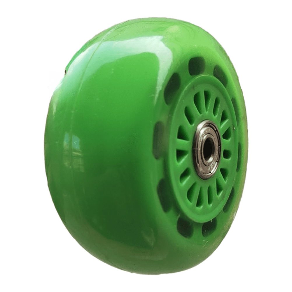 Three-wheeled Scooter with Folding PU Silent Wheels for Baby Walkers, 100*48mm