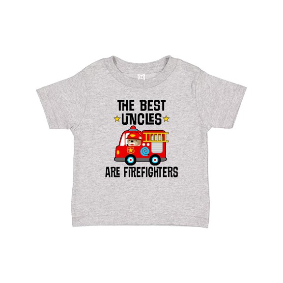 Inktastic Best Uncles Are Firefighters Boys or Girls Baby T-Shirt