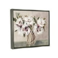 thumbnail image 3 of Stupell Industries Traditional White Blooms Bouquet Botanical & Floral Painting Gray Floater Framed Art Print Wall Art, 3 of 6