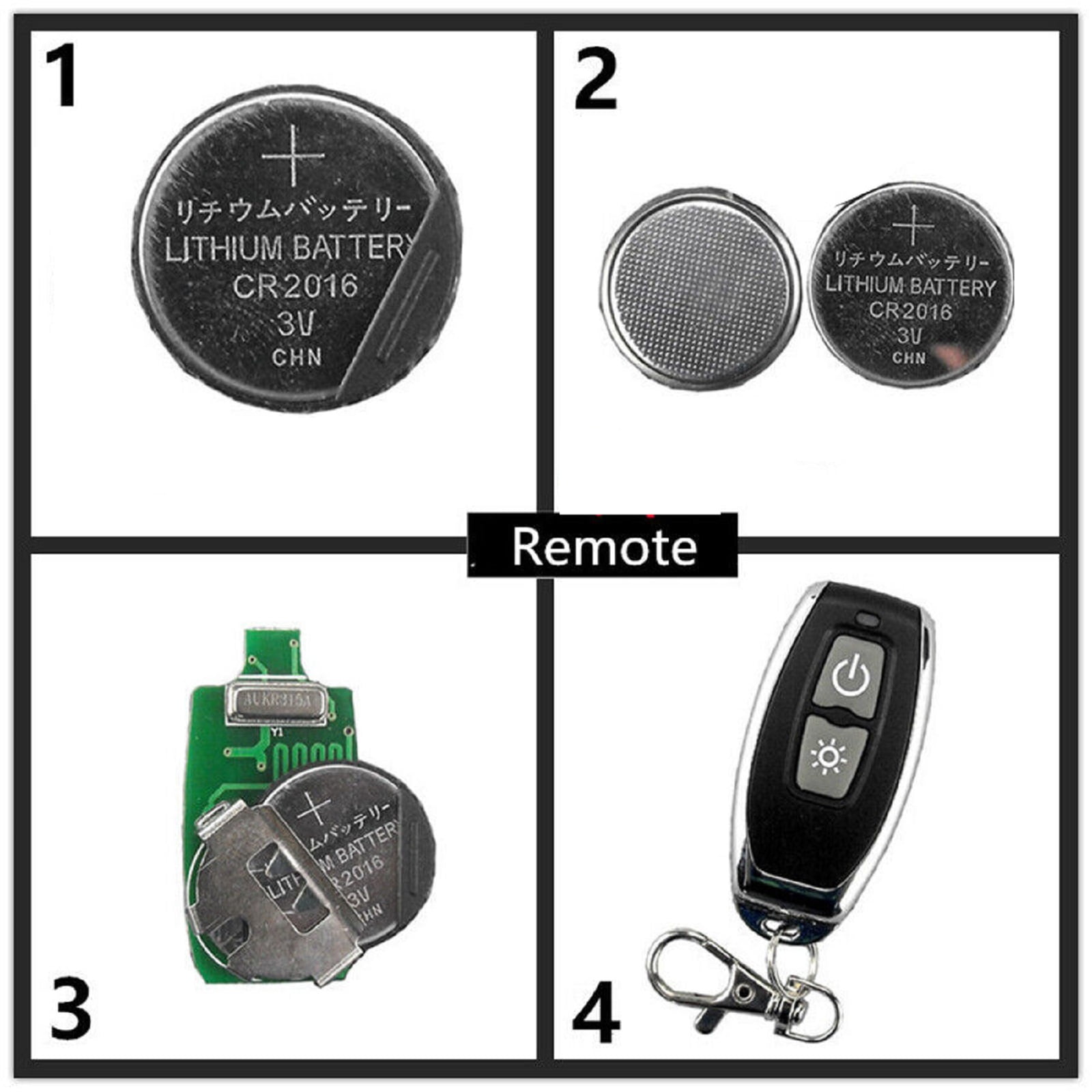 Wireless Remote Control Receiver 40A Relay, DC12V Input/Output for Garage Door Lighting Control APPLAYERR Spare Part