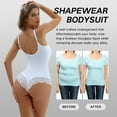 thumbnail image 3 of Eternatastic Women's Shapewear Bodysuit Tummy Control Body Shaper Lace Trimmed Sculpting Snatched Waist Body Suit, 3 of 7