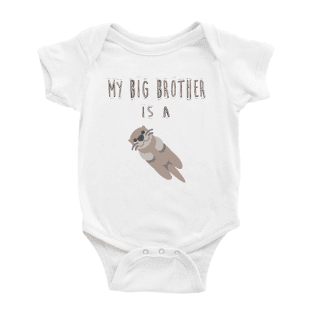 

My Big Brother Is A Otter Baby Clothing Infant Boy Girl