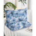 thumbnail image 2 of Blue Floral Spring Pillow Covers King Size 2 Pack, Watercolor Art Elegant Botanical Soft Bed Throw Pillowcases Breathable Cooling Long Lumbar Body Pillow Sham Cover for Bed Sofa 20''x36'', 2 of 7