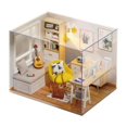 thumbnail image 1 of Vogacara 1:32 Kit de casa de muñecas en miniatura de madera DIY Sunshine Study Room Craft Muñecas y casas de muñecas Tipo B con cubierta, 1 of 1