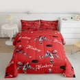 thumbnail image 2 of Homewish Eat Sleep Hockey Bedding Comforter Set for Boys, Cartoon Sports Theme Twin Comforter Sets, Teen Boy Child Reversible Bedding Set, Luxury Bedroom Decor, 2 Pieces, 2 of 8