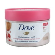 Dove, Exfoliating Body Polish Pomegranate Seed & Shea Butter 10.5 .6 (Pack of 6)