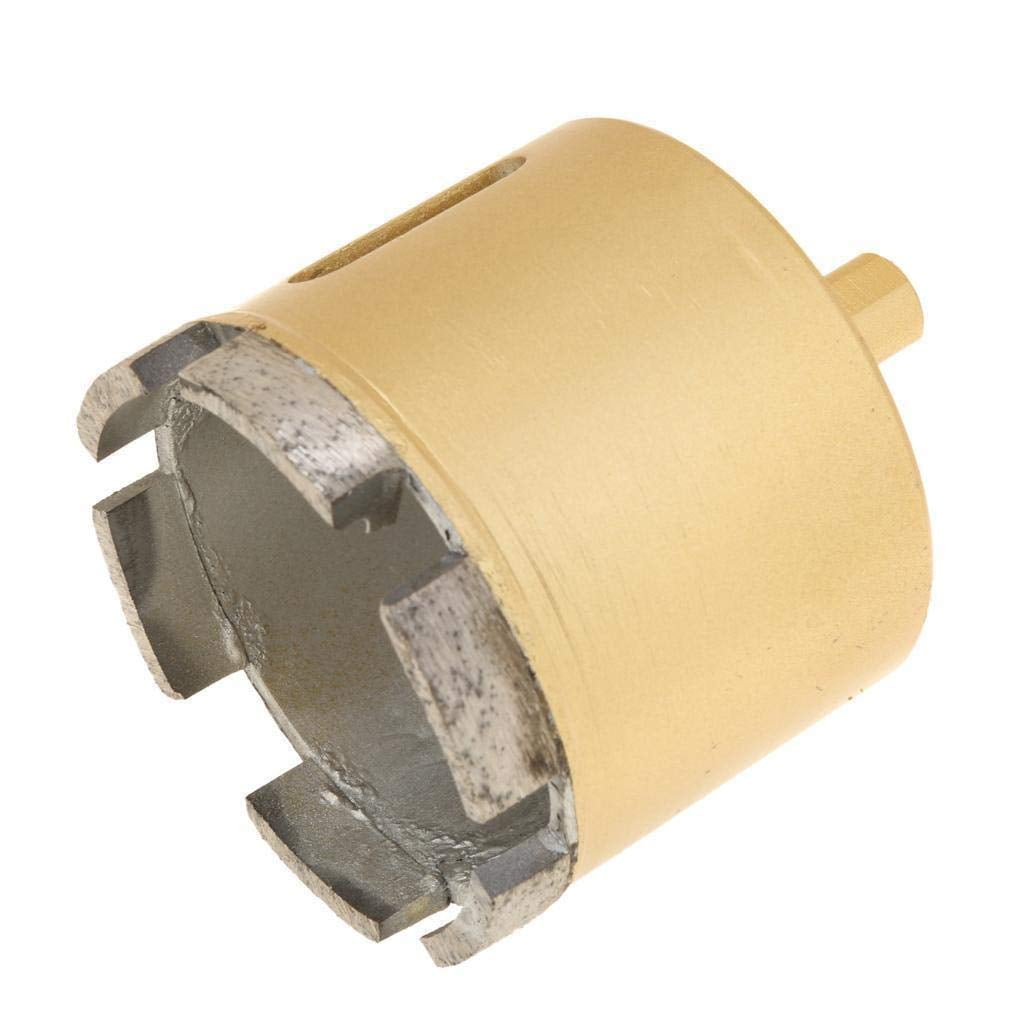 3 inch Diamond Concrete Hole Saw Masonry Core Drill Bit Heavy Duty for Brick, Cinder Block, Pavement, Foundation Walls, Concrete Standard Drill Shank