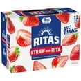 thumbnail image 2 of Ritas Sparkling Strawberry Straw-ber-rita Margarita, 12 pack, 7.5 fl oz Aluminum Cans, 8% ABV, 2 of 6