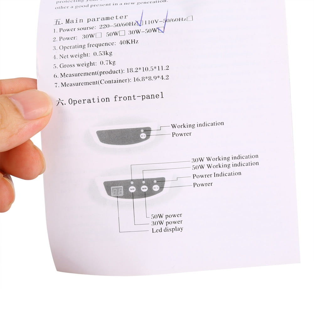 Buy Tebru New Digital Ultrasonic Cleaner Bath Jewellery Watch Ultra