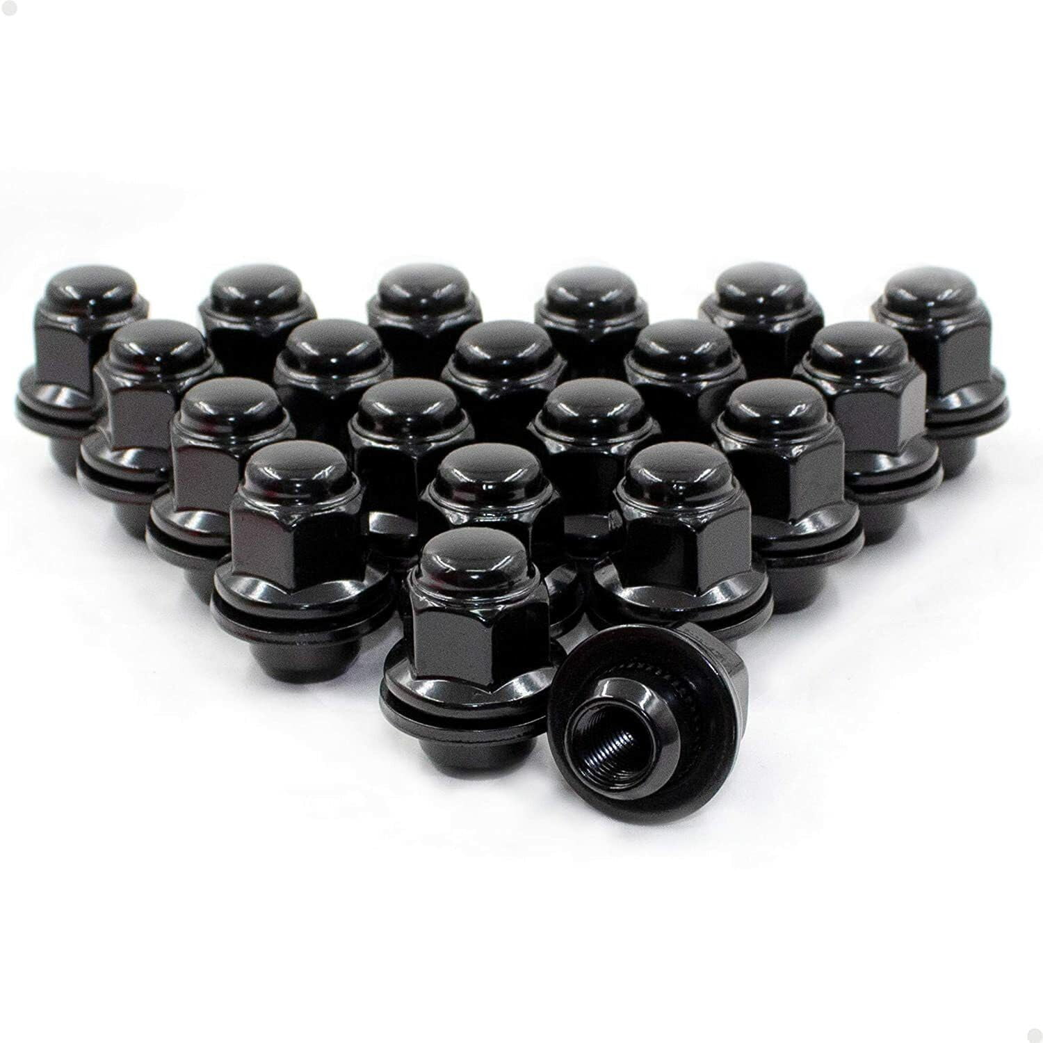 CWA 20 Black Mag Lug Nuts 12x1.25 Compatible with Subaru Impreza WRX STI BRZ Outback OEM Wheel