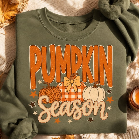 Halloween Shirt, Pumpkin Season Sweatshirt, Fall Pumpkin Shirt, Autumn Hoodie, Cute Coquette Bow Graphic Tee, Thanksgiving Outfit, Fall Gift For Her