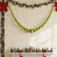 thumbnail image 3 of Vickerman Artificial Christmas Shatterproof Ball Garland - 11' - Kiwi Green - Unlit, 3 of 3