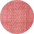 thumbnail image 1 of Ahgly Company Machine Washable Indoor Round Abstract Red Modern Area Rugs, 6' Round, 1 of 4