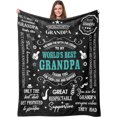 thumbnail image 1 of LHSHID Anniversary Romantic Gifts for Husband Gifts Blanket for Husband Him Men Husband Birthday Gifts from Wife Valentines Day Gifts for Husband Xmas Bday Presents 30x40in, 1 of 6
